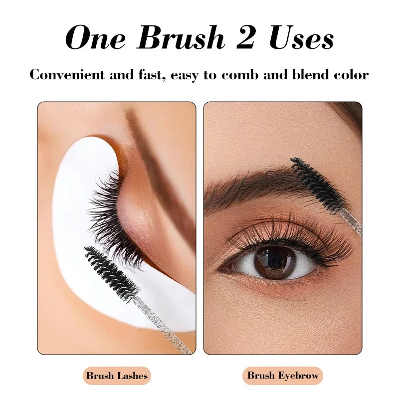 Brosses à cils jetables, outils d'extension de cils, brosse à sourcils, baguettes de Mascara, applicateur, bobines, 50 pièces