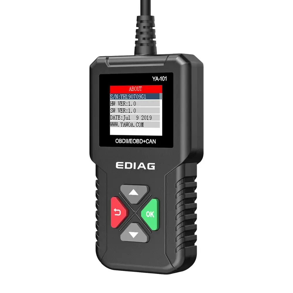 EDIAG YA101 lecteur de Code OBDII/EOBD outil de Diagnostic OBD 2 mise à jour YA-101 outil de Diagnostic Obdii en ligne gratuit