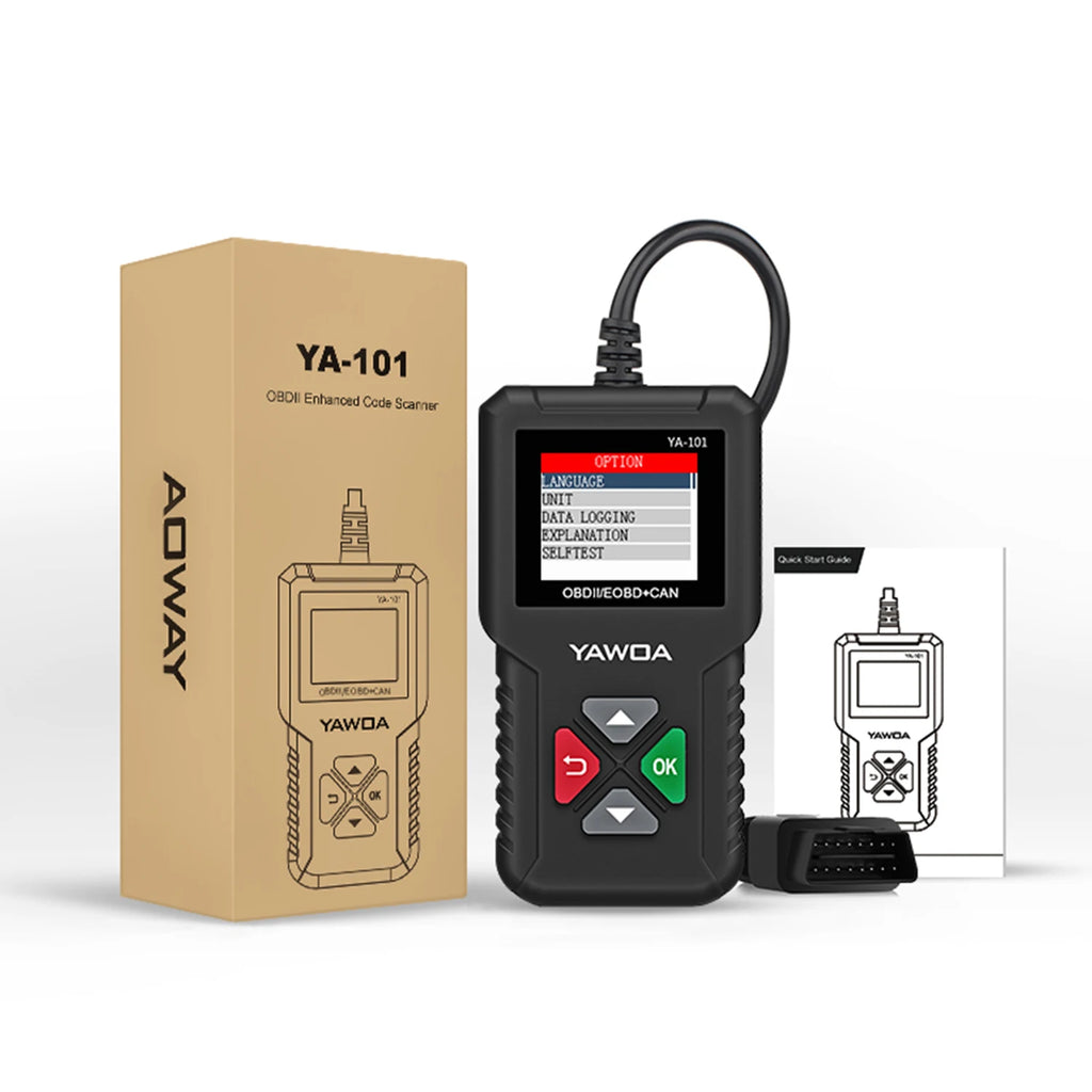 EDIAG YA101 lecteur de Code OBDII/EOBD outil de Diagnostic OBD 2 mise à jour YA-101 outil de Diagnostic Obdii en ligne gratuit