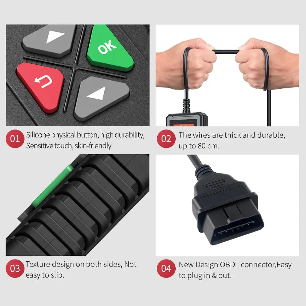 EDIAG YA101 lecteur de Code OBDII/EOBD outil de Diagnostic OBD 2 mise à jour YA-101 outil de Diagnostic Obdii en ligne gratuit