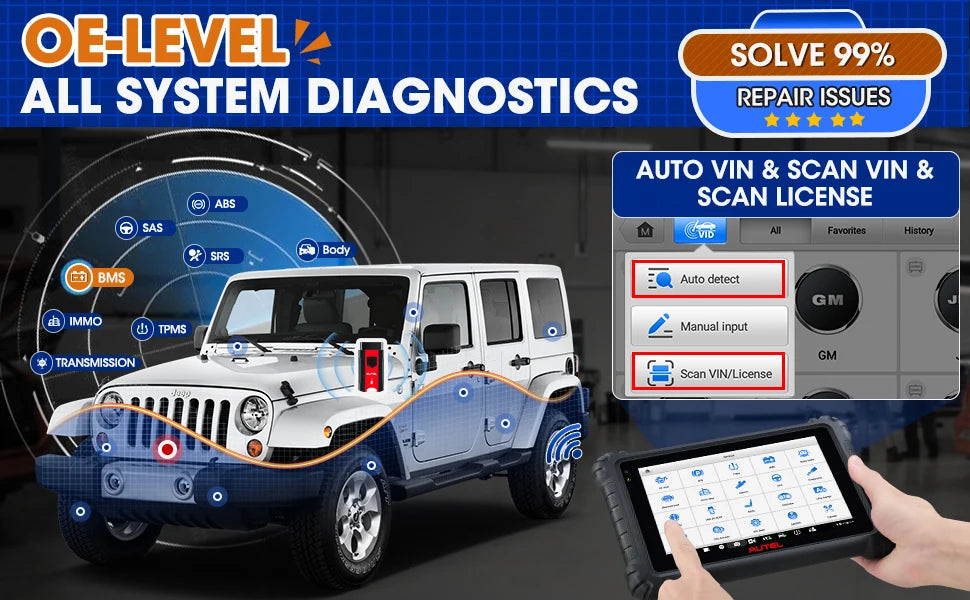 Autel MaxiCOM MK906S PRO MK906PRO Scanner de Diagnostic automatique outil de Diagnostic de libération OBD2 ECU codage outils de Diagnostic PK MS906BT