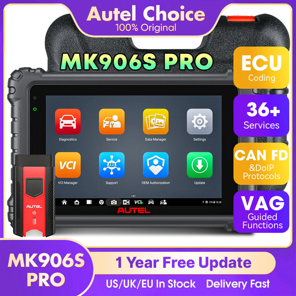 Autel MaxiCOM MK906S PRO MK906PRO Scanner de Diagnostic automatique outil de Diagnostic de libération OBD2 ECU codage outils de Diagnostic PK MS906BT
